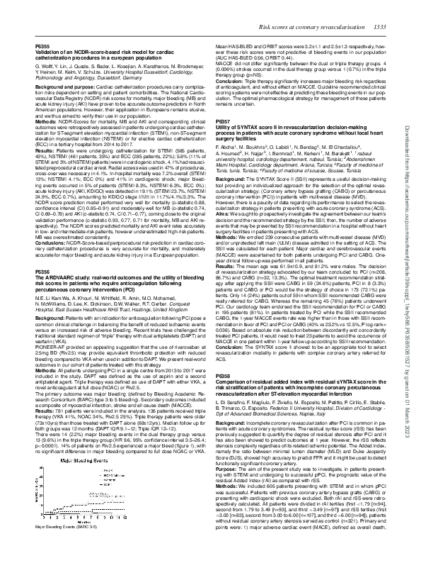 (PDF) P6358Comparison of residual added index with residual sYNTAX ...