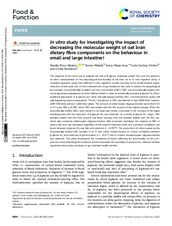 (PDF) In vitro study for investigating the impact of decreasing the ...