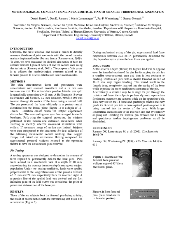 (PDF) Methodological concerns using intra-cortical pins to measure ...