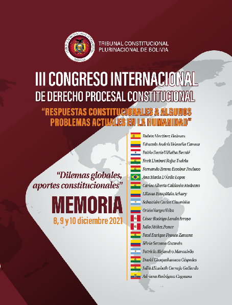 (PDF) MEMORIA III CONGRESO INTERNACIONAL DE DERECHO PROCESAL CONSTITUCIONAL