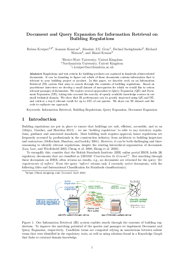 (PDF) Document and Query Expansion for Information Retrieval on ...