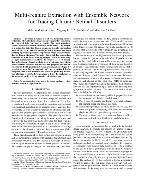 (PDF) Multi-Feature Extraction with Ensemble Network for Tracing ...