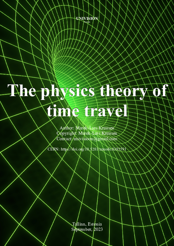 (PDF) The physics theory of time travel