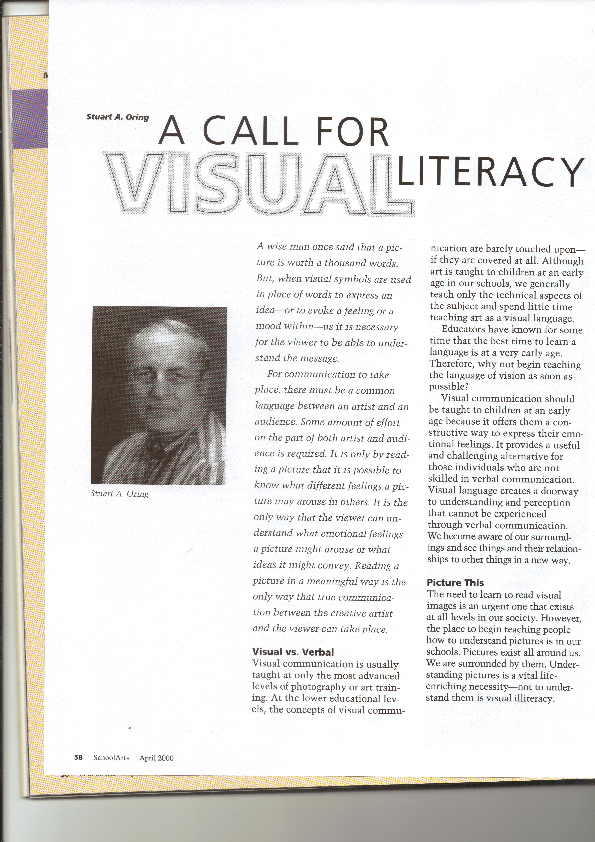 (PDF) A Call For Visual Literacy