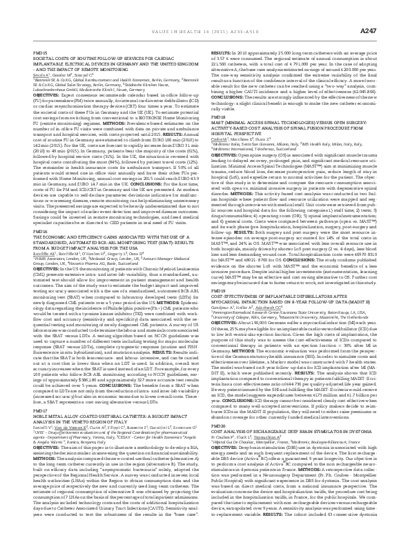 (PDF) PMD19 Cost-Effectiveness of Implantable Defibrillators after ...