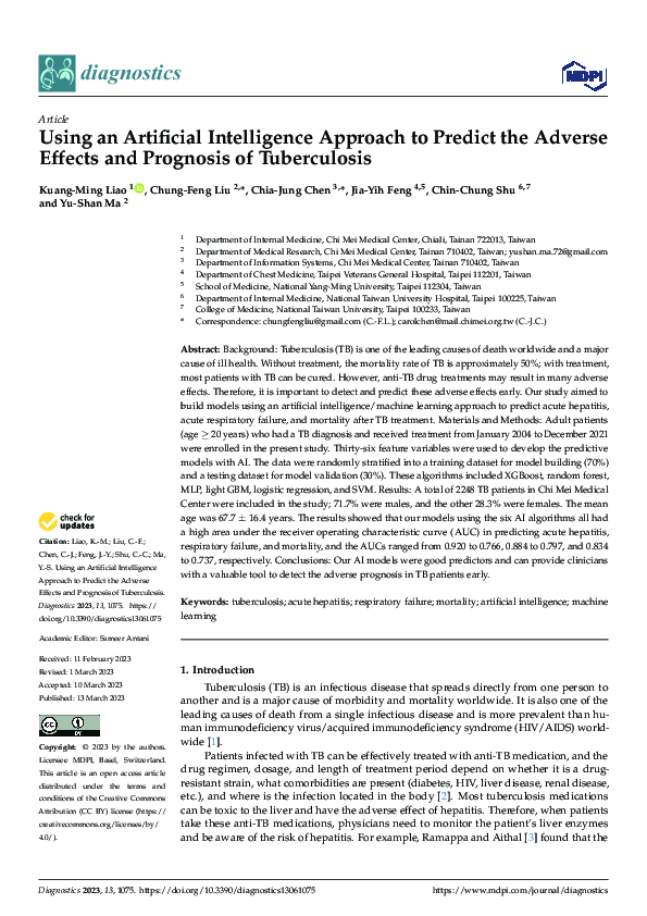 (PDF) Using an Artificial Intelligence Approach to Predict the Adverse ...