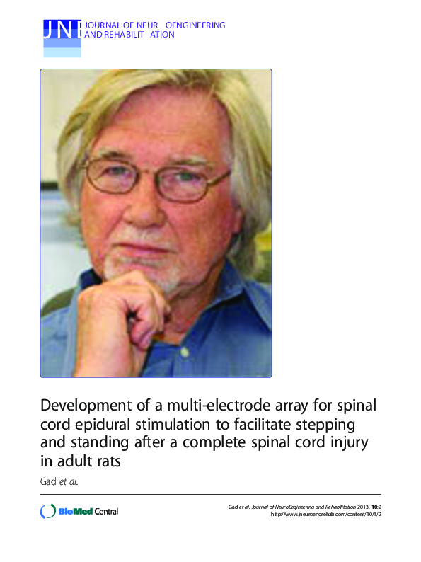 (PDF) Development of a multi-electrode array for spinal cord epidural ...