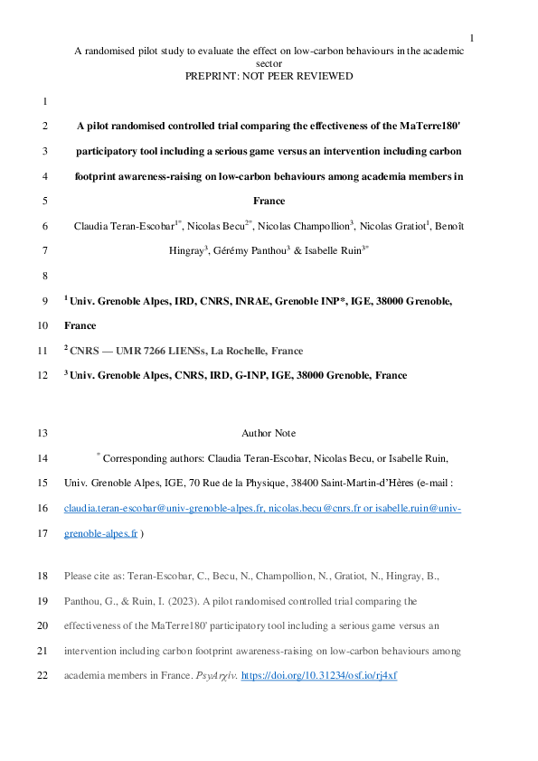 (PDF) A pilot randomised controlled trial comparing the effectiveness ...