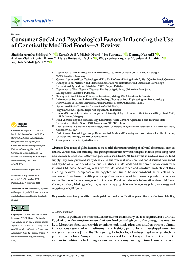 (PDF) Consumer Social and Psychological Factors Influencing the Use of ...