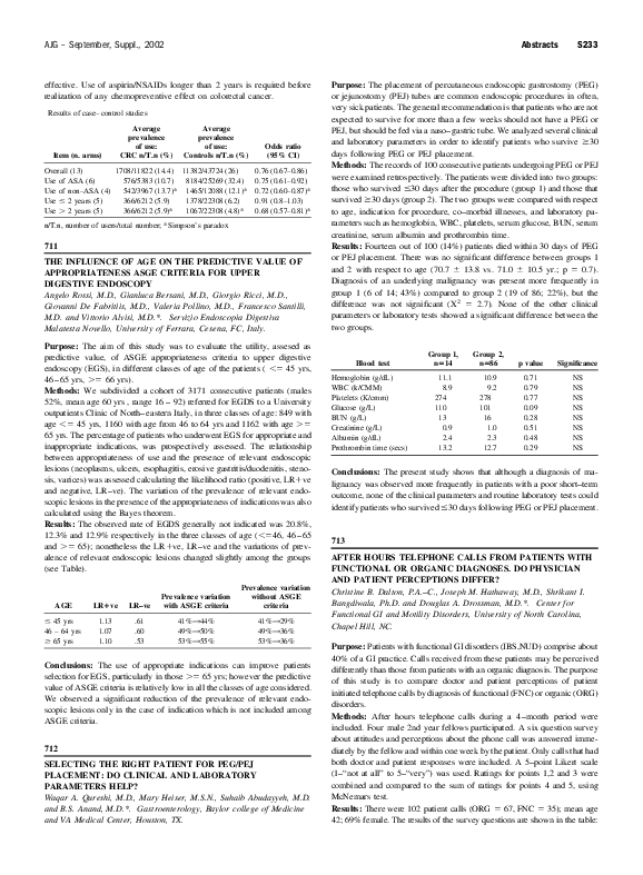 (PDF) The influence of age on the predictive value of appropriateness ...