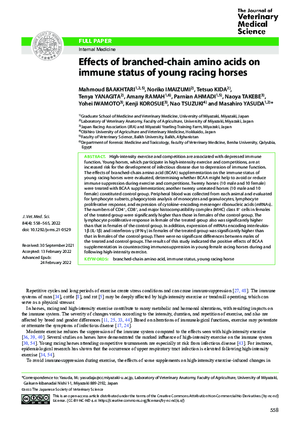 (PDF) Effects of branched-chain amino acids on immune status of young ...
