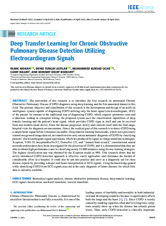 (PDF) Deep Transfer Learning for Chronic Obstructive Pulmonary Disease ...