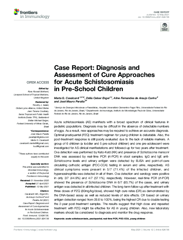 (PDF) Case Report: Diagnosis and Assessment of Cure Approaches for ...