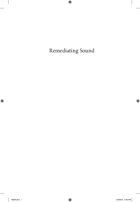 (PDF) Recording and Production