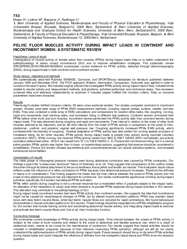  pdf pelvic floor muscles activity during impact loads in continent