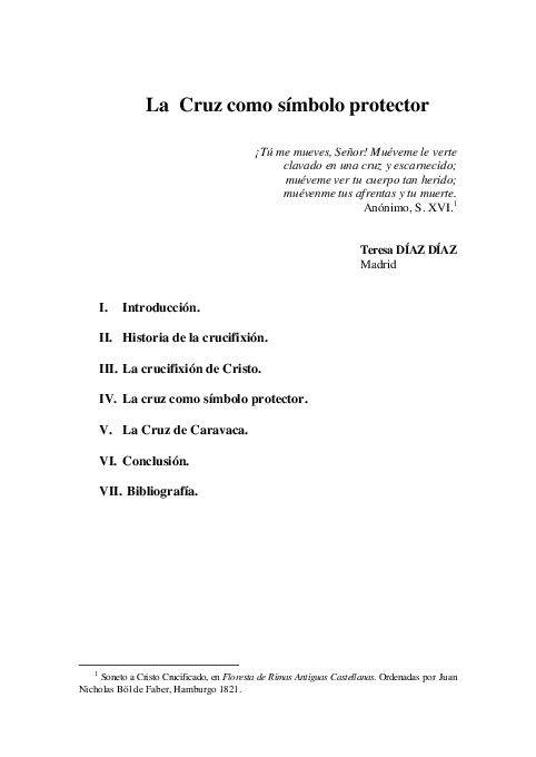 (PDF) La Cruz como símbolo protector