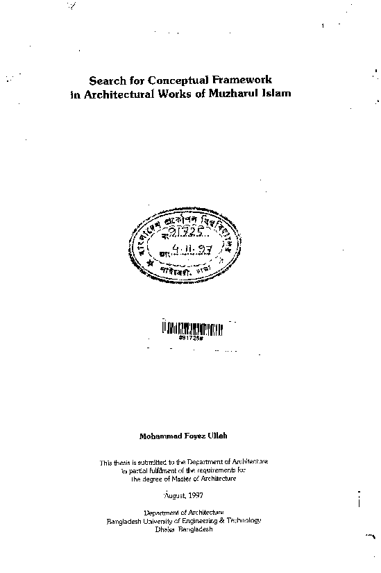 (PDF) Search for conceptual framework in architectural works of ...