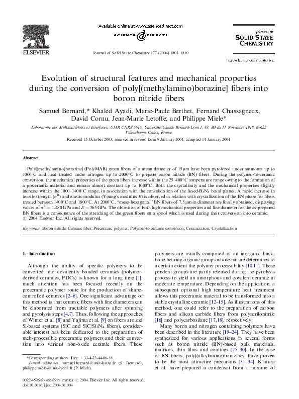 (PDF) Evolution of structural features and mechanical properties during ...
