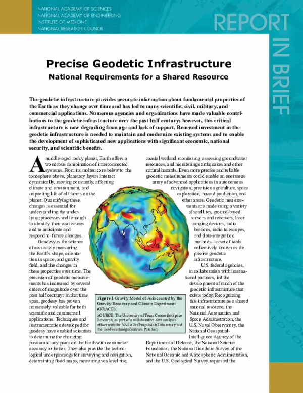 (PDF) Precise Geodetic Infrastructure: National Requirements for a ...