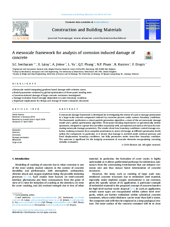(PDF) A mesoscale framework for analysis of corrosion induced damage of ...