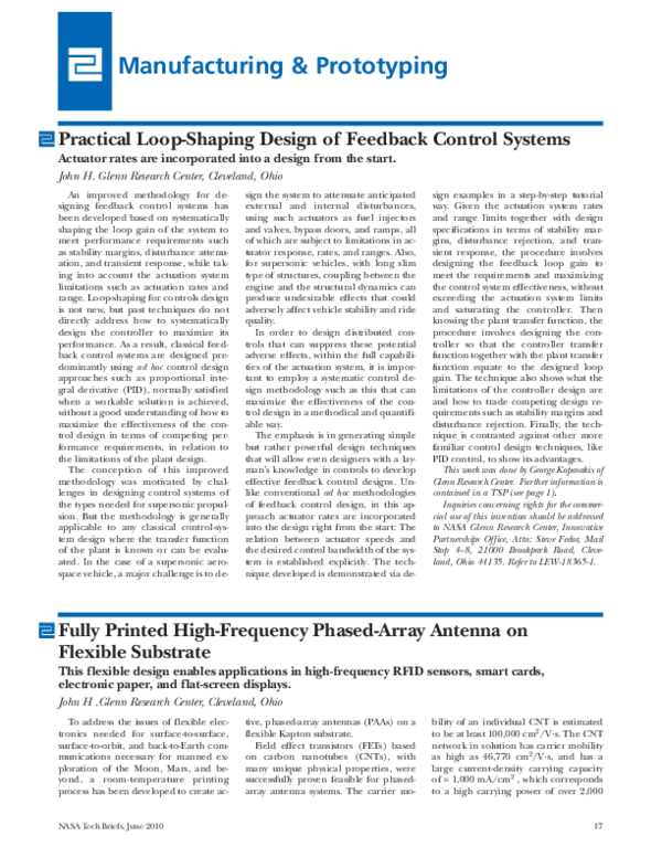 (PDF) Practical LoopShaping Design of Feedback Control Systems