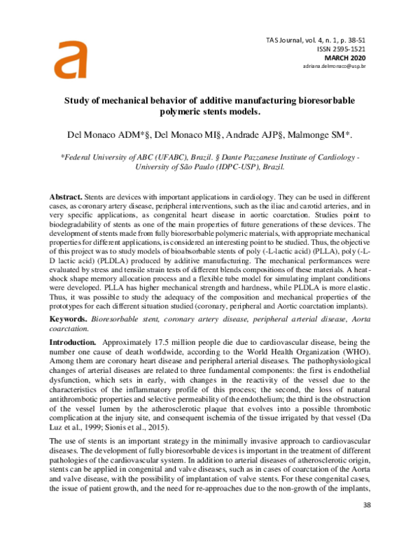 (PDF) Study of mechanical behavior of additive manufacturing ...