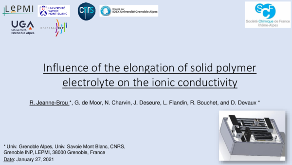 (PDF) Influence of the elongation of solid polymer electrolyte on the ...
