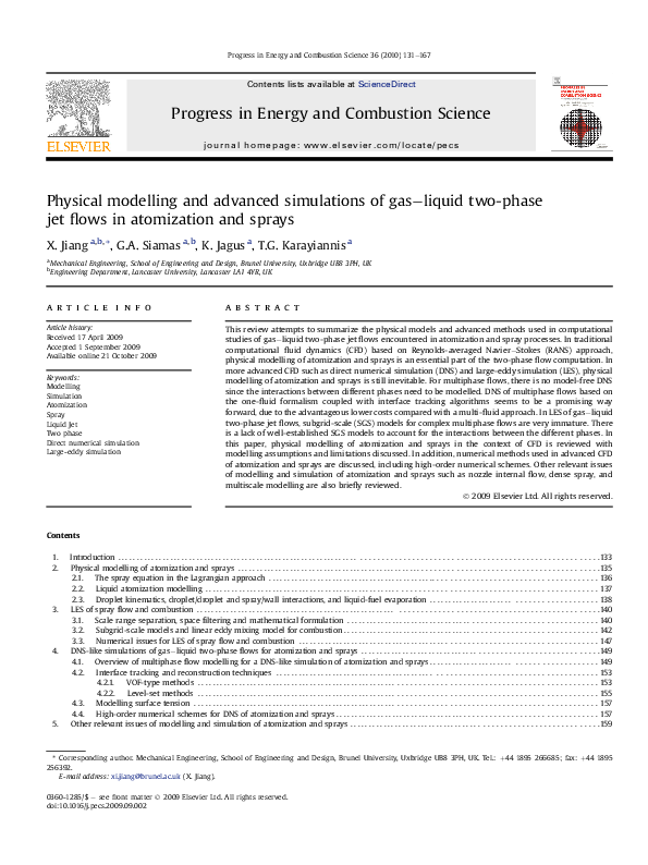(PDF) Physical modelling and advanced simulations of gas–liquid two ...