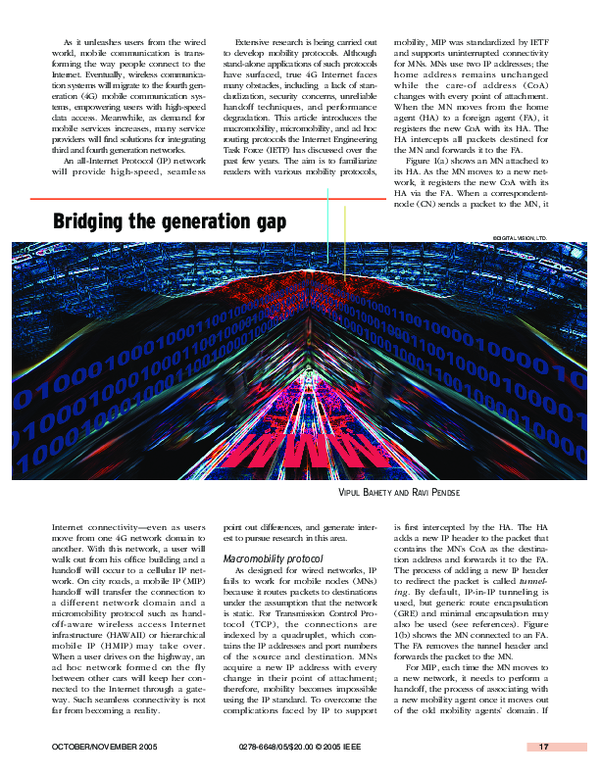 (PDF) Bridging the generation gap