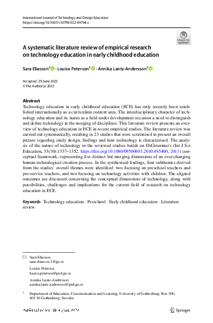 (PDF) A systematic literature review of empirical research on ...