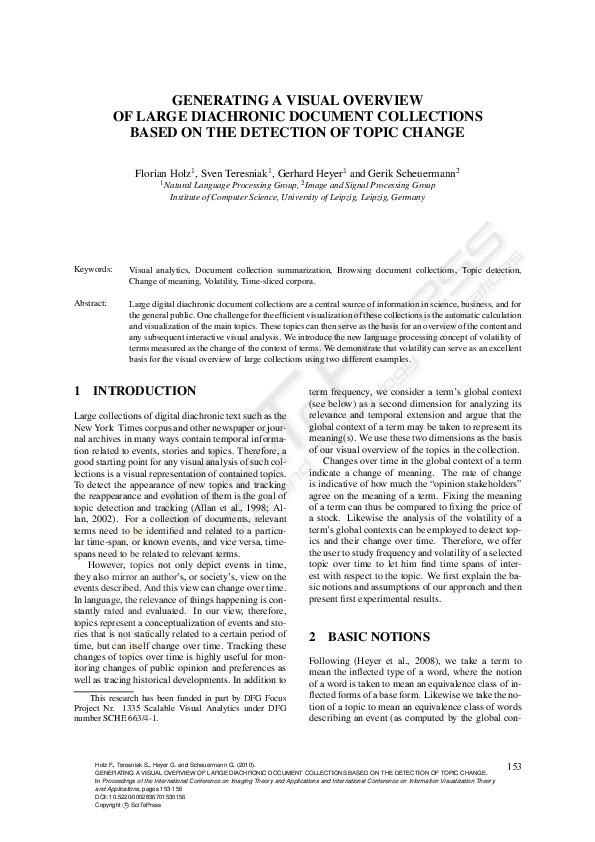 (PDF) Generating a Visual Overview of Large Diachronic Document ...