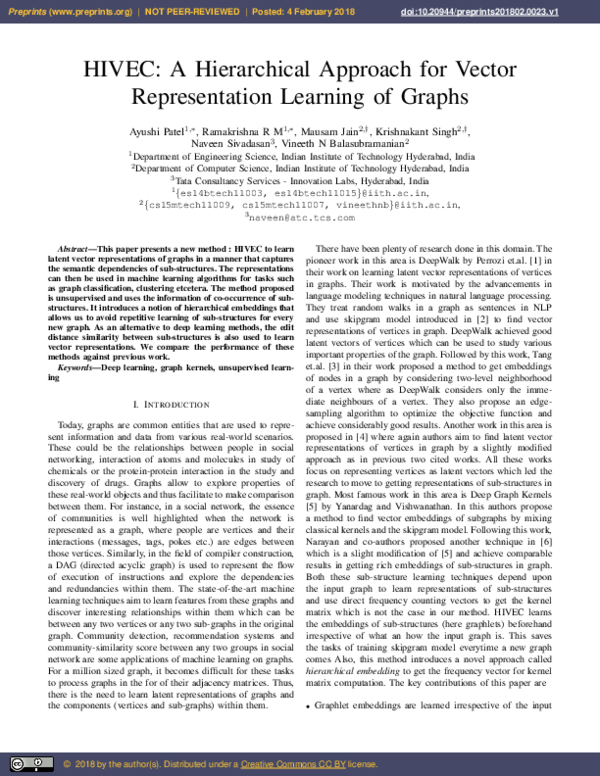 (PDF) HIVEC: A Hierarchical Approach for Vector Representation Learning ...