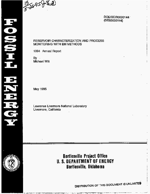 (PDF) Reservoir characterization and process monitoring with EM methods ...