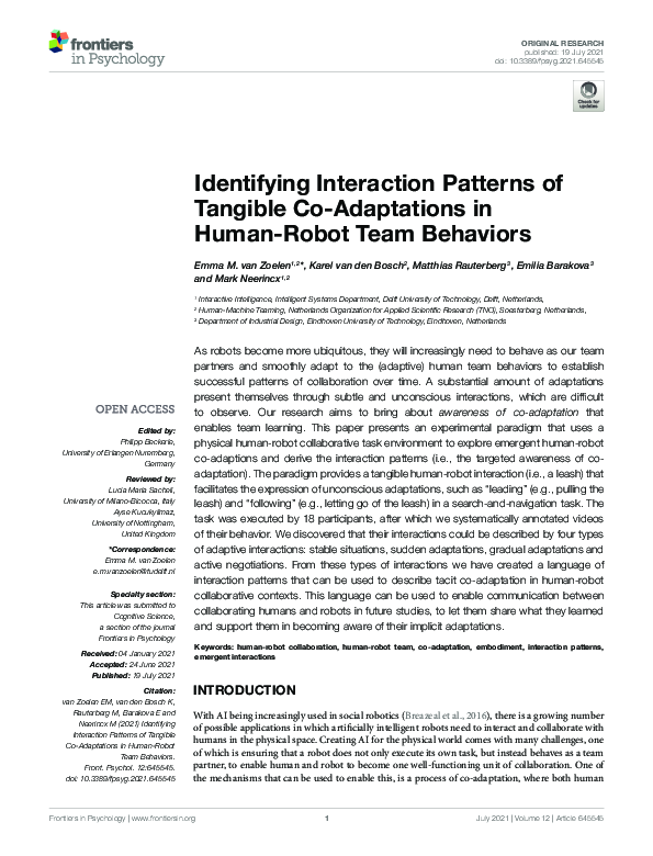 (PDF) Identifying Interaction Patterns of Tangible Co-Adaptations in ...