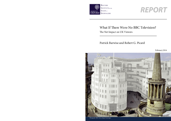 (PDF) What If There Were No BBC Television? The Net Impact on UK Viewers