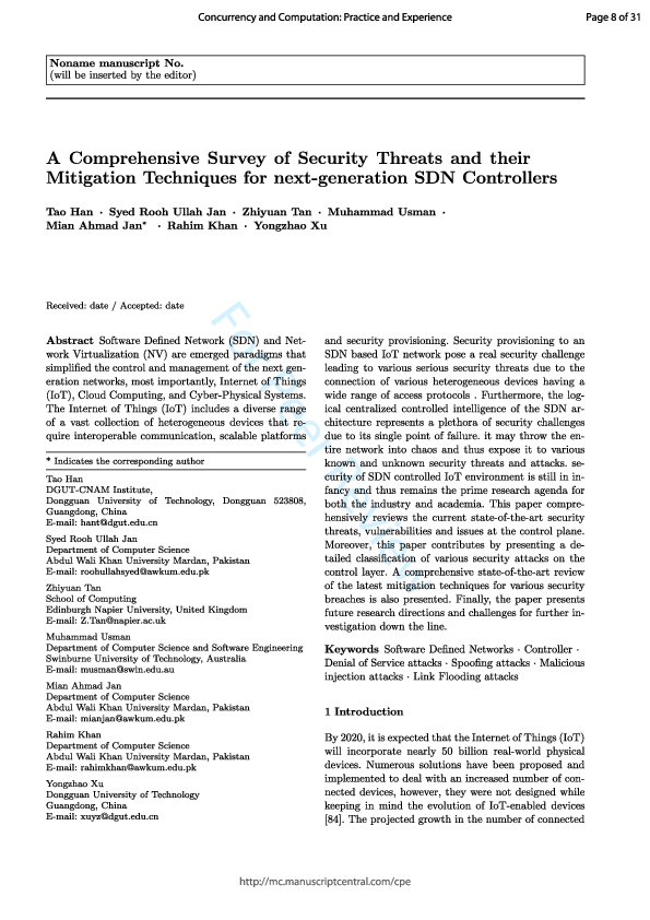 (PDF) A comprehensive survey of security threats and their mitigation ...