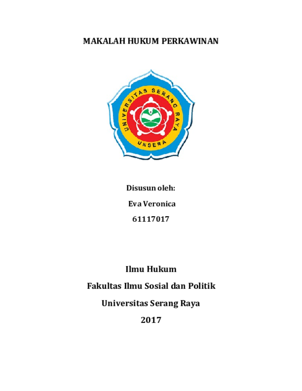 Doc Makalah Hukum Perkawinan