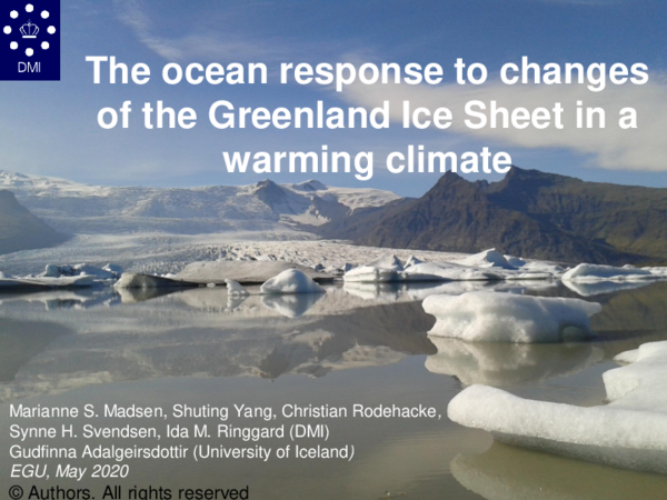 (PDF) The ocean response to changes of the Greenland Ice sheet in a ...
