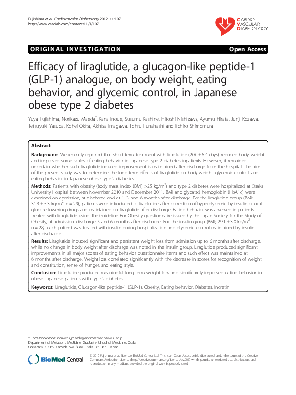 GLP-1 and the Neurobiology of Eating Control: Recent Advances