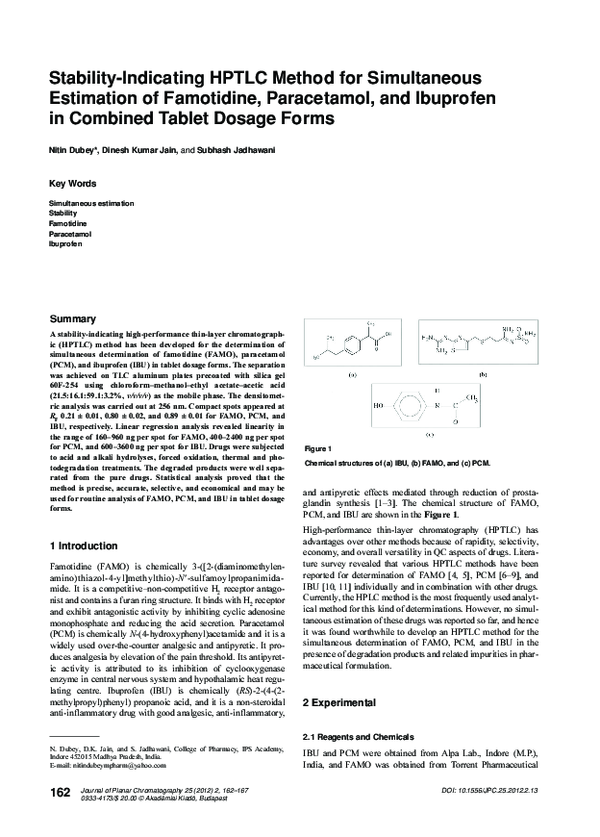 (PDF) Stability-indicating HPTLC method for simultaneous determination ...