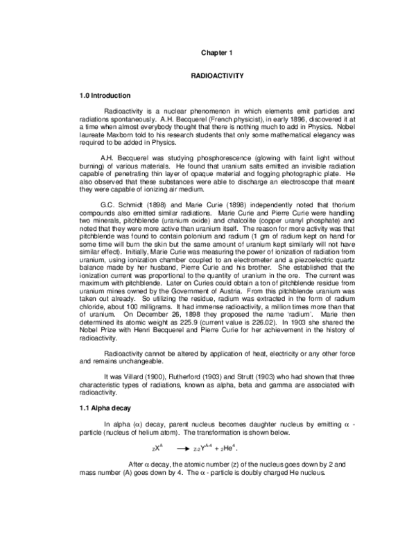 PDF) Radioactivity