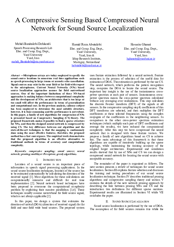 (PDF) A compressive sensing based compressed neural network for sound ...