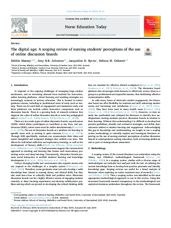 (PDF) The digital age: A scoping review of nursing students ...