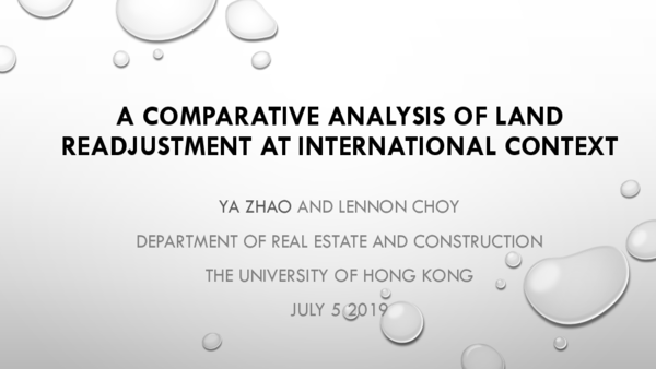 Case Study Land Readjustment In Japan – JPIGAG