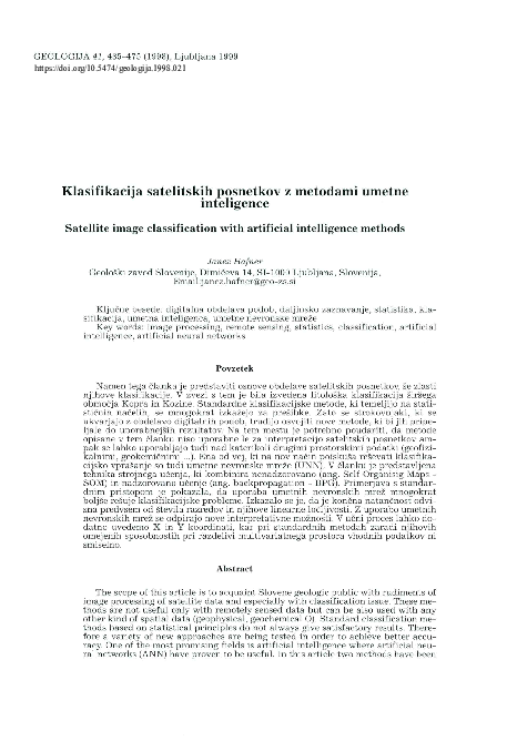 (PDF) Satellite image classification with artificial intelligence methods