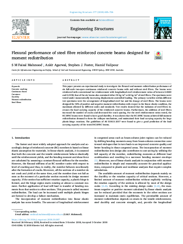 (PDF) Flexural performance of steel fibre reinforced concrete beams ...
