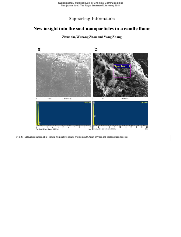 (PDF) New insight into the soot nanoparticles in a candle flame