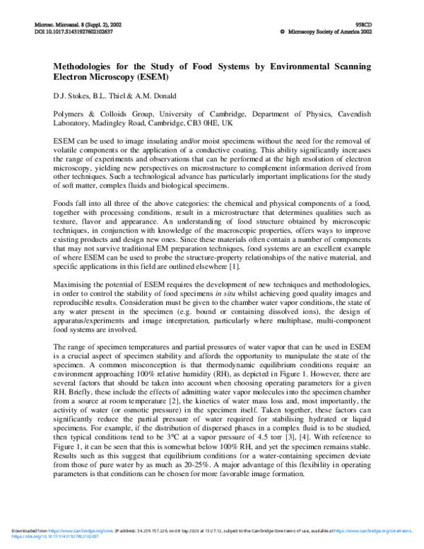 (PDF) Methodologies for the Study of Food Systems by Environmental ...