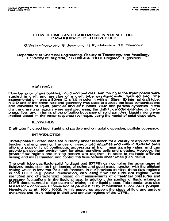 (PDF) Flow regimes and liquid mixing in a draft tube gas-liquid-solid ...