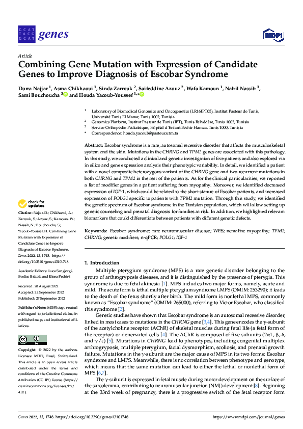 (PDF) Combining Gene Mutation with Expression of Candidate Genes to ...